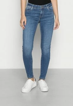 ONLY Petite ONLSHAPE LIFE PUSH UP - Jeans Skinny Fit - Medium Blue Denim