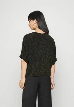 ONLY Petite ONLCAROLLA LOOSE - Long Sleeved Top - Black/gold 10 ONLY Petite ONLCAROLLA LOOSE - Long Sleeved Top - Black/gold -ONLY Petite store fd2a305644c949929d0d295871f7e177