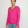 ONLY Petite ONLCAMILLA V NECK - Jumper - Strawberry Moon Melange 2 ONLY Petite ONLCAMILLA V NECK - Jumper - Strawberry Moon Melange -ONLY Petite store fd45a1319a4645ef97105706a44d9756