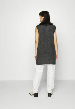 ONLY Petite ONLCORA LONG ROLLNECK VEST - Jumper - Dark Grey Melange -ONLY Petite store fd7ec542f0a8482f9e346f9ae3a5319d
