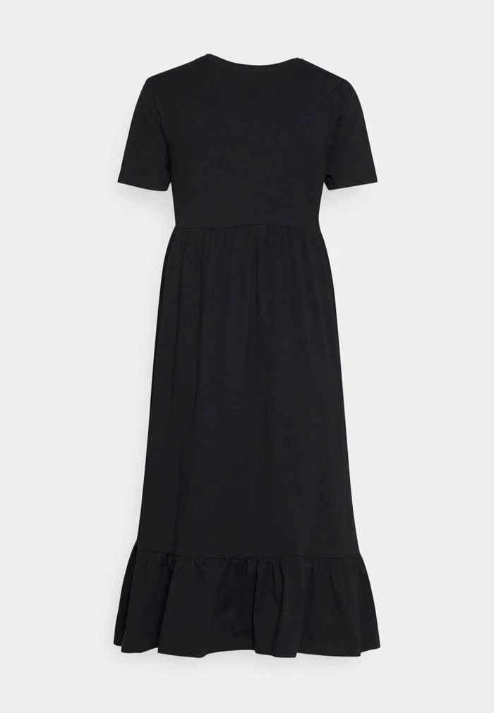 ONLY Petite ONLMAY PEPLUM CALF DRESS - Jersey Dress - Black 4 ONLY Petite ONLMAY PEPLUM CALF DRESS - Jersey Dress - Black - Image 2