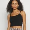 ONLY Petite ONLLIVE LOVE SINGLET CROPPED 2 PACK - Top - Black/white -ONLY Petite store fff1288b63064e299c4f5c3390e09635